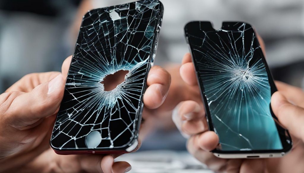 cracked iPhone screen repair in Miami