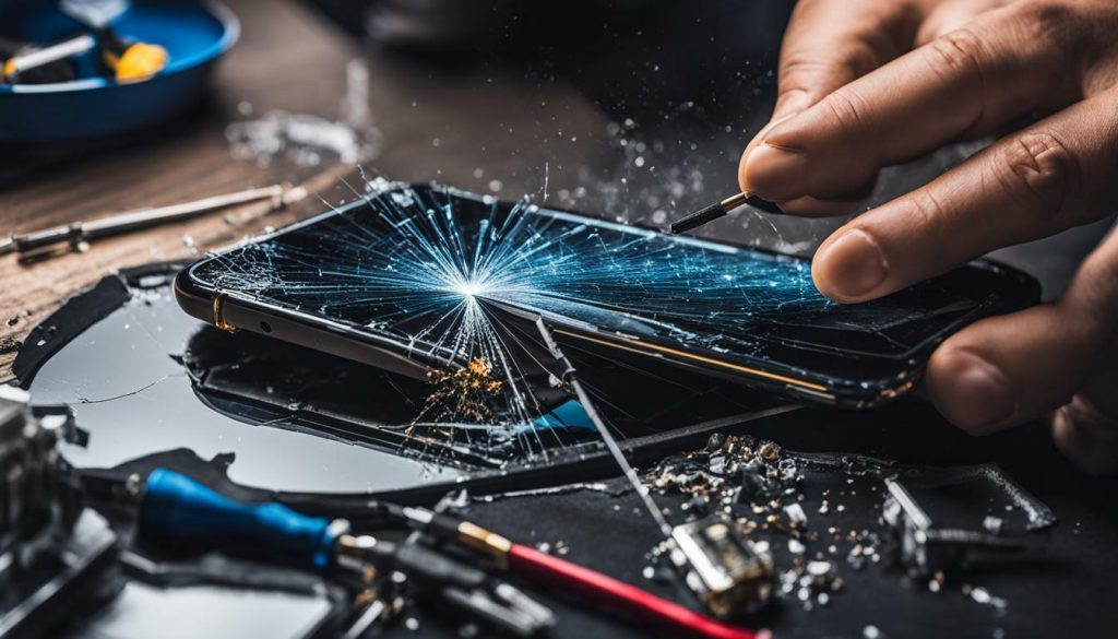 cracked screen repair